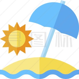 太阳伞图标