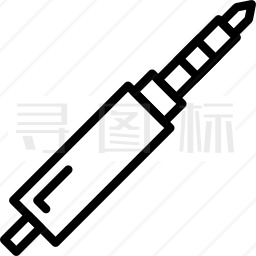 音频插孔图标