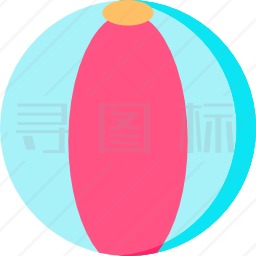 沙滩球图标