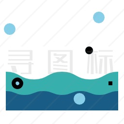 海浪图标