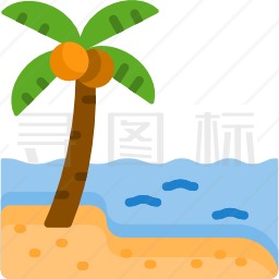 海滩图标