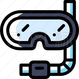 潜水面罩图标