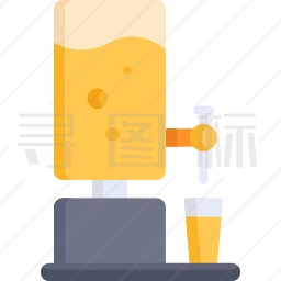 啤酒龙头图标