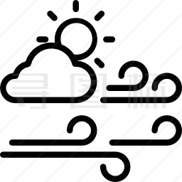 微风的天气符号图片
