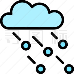 雨夹雪图标