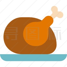 鸡肉图标