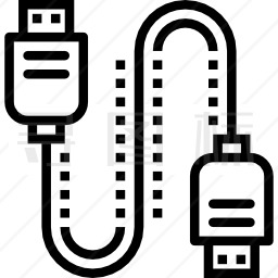 USB数据线图标