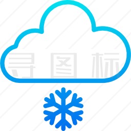 下雪图标