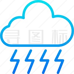 雷雨图标