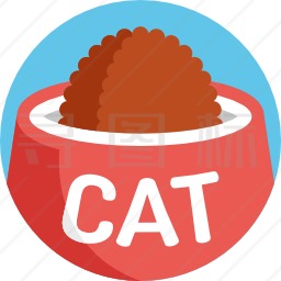 猫的食物图标