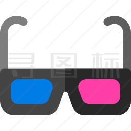 3D眼镜图标