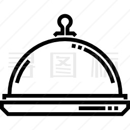 餐厅托盘图标