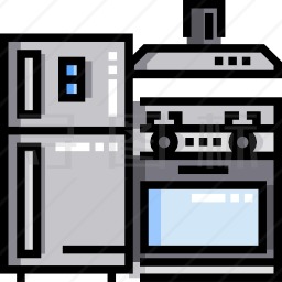 厨房家具图标