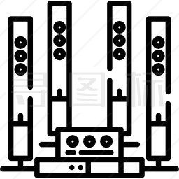 家庭影院图标