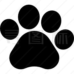 猫爪印logo图片