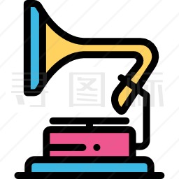 留声机图标