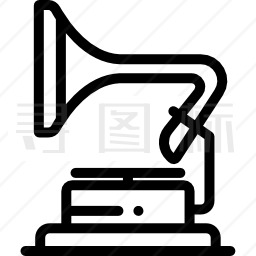 留声机图标