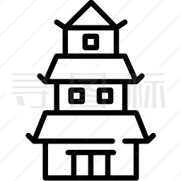 日本城堡图标