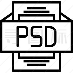 PSD图标