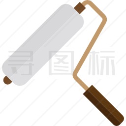 油漆滚筒图标