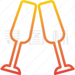 香槟酒杯图标