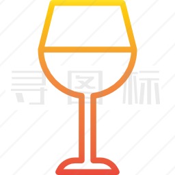 白兰地酒杯图标