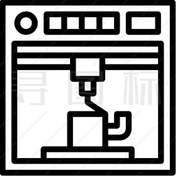 3D打印机图标