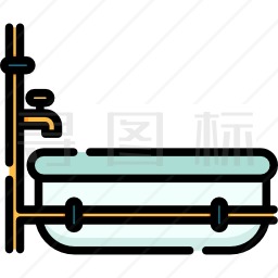 浴缸图标