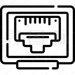 RJ45接口图标