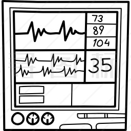 多功能心电监护仪图标