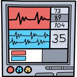多功能心电监护仪图标