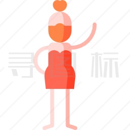 男人打扮成一个女人图标