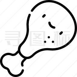 火鸡腿图标