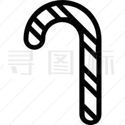 糖果手杖图标