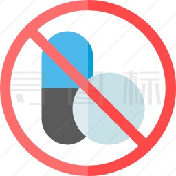 禁止药物图标