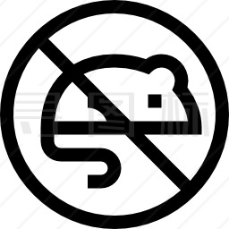 禁止老鼠图标