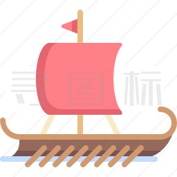 三列桨座战船图标