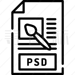 PSD图标