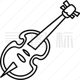 大提琴简易画法图片