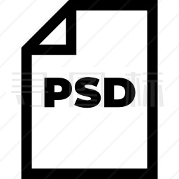 PSD图标