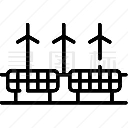 太阳能电池板图标