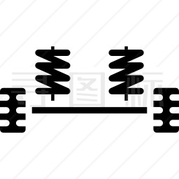 汽车悬挂系统图标