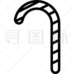 糖果手杖图标