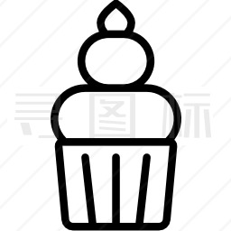 纸杯蛋糕图标