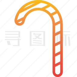 糖果手杖图标