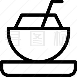 椰子饮料图标