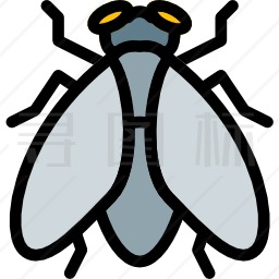 苍蝇样子的符号图片