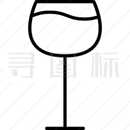 葡萄酒杯图标