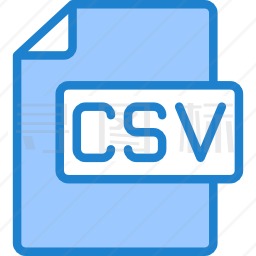 CSV文件格式图标