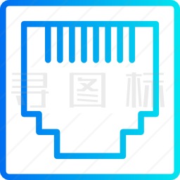 RJ45接口图标